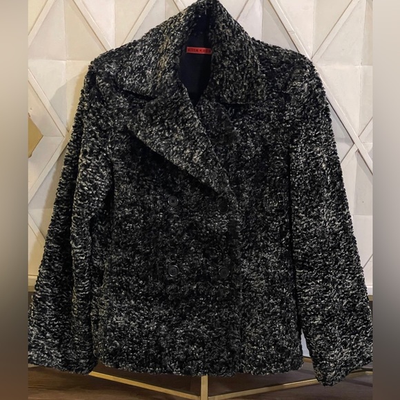 Alice + Olivia Two-Tone Coat With Pockets Sz. Small - Picture 1 of 6